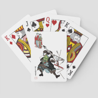 Rock Guitar Samurai Playing Cards