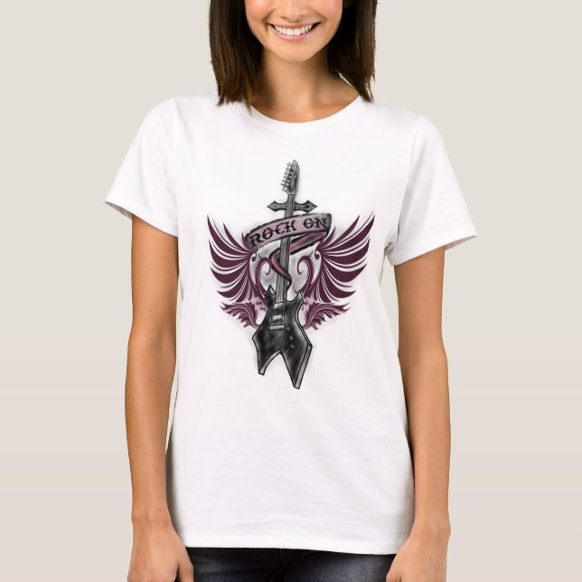 Rock guitar T-Shirt (Front)