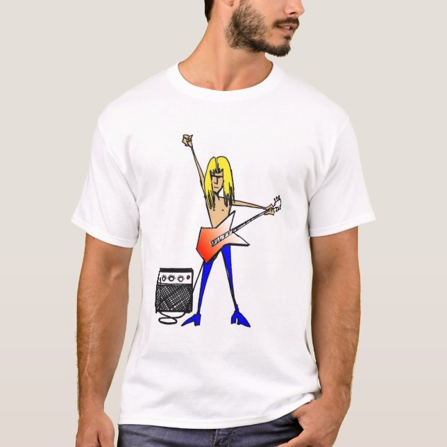 Rock Guitar T-shirt (Front)