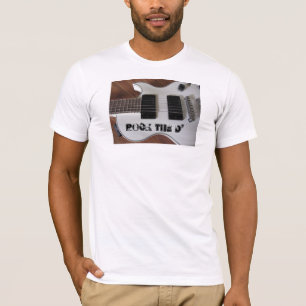Rock Guitar with Cool Music Message T-Shirt
