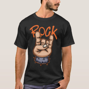 Rock Hand Gesture streetwear T-Shirt