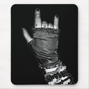 Rock Hand Mouse Pad
