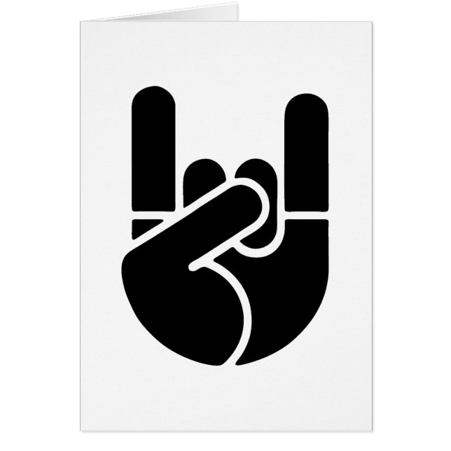 Rock Hand Stencil (Front)