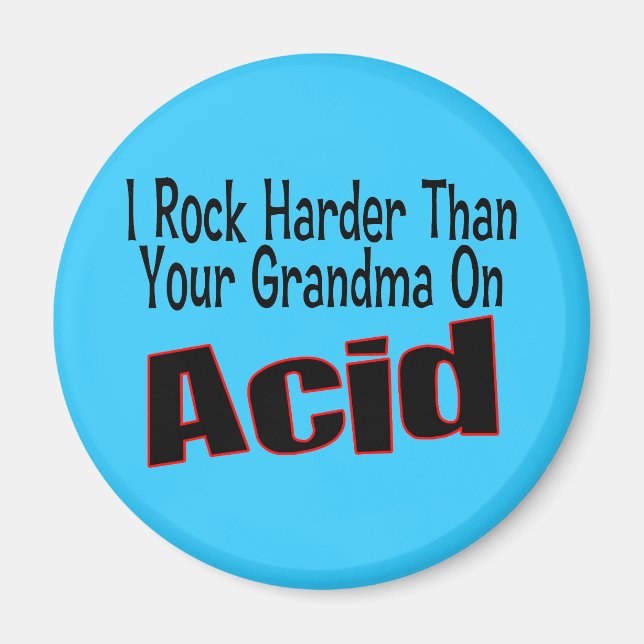Rock Harder Magnet (Front)