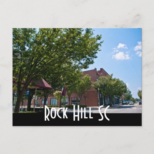 Rock Hill SC Postcard (Front)