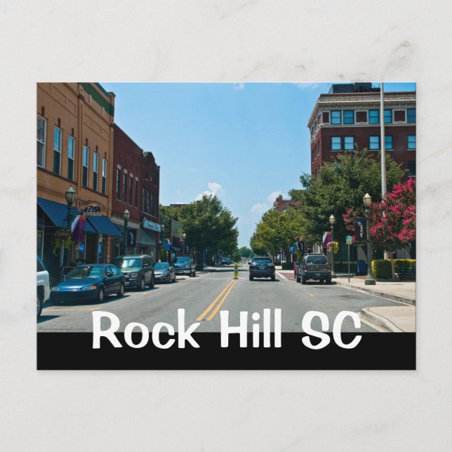 Rock Hill SC Postcard (Front)