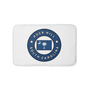 Rock Hill South Carolina Bath Mat