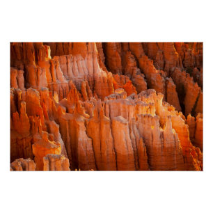 Rock Hoodoos in Morning Light Poster
