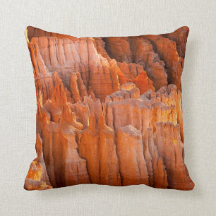 Rock Hoodoos in Morning Light Throw Pillow