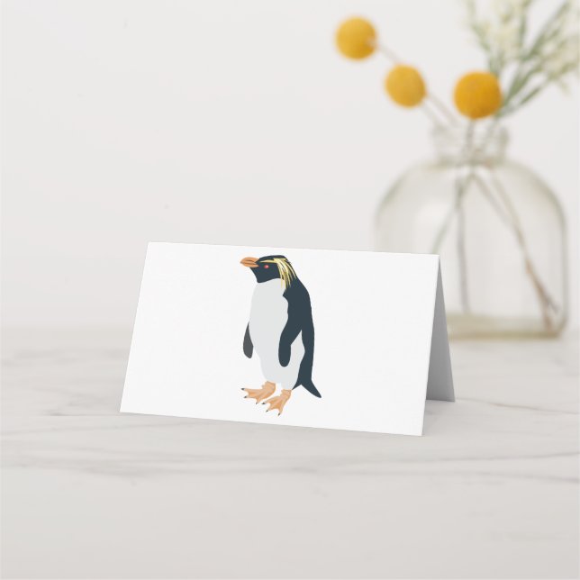 Rock Hopper Penguin Place Card (Front)