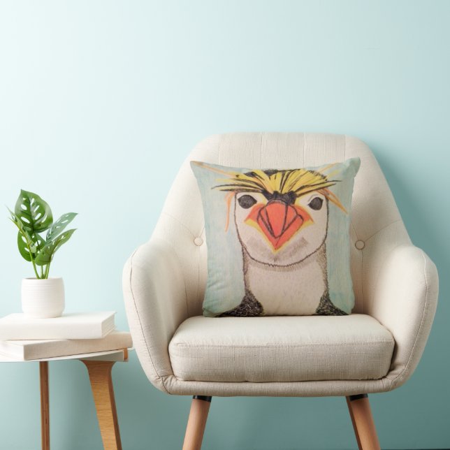 Rock Hopper Throw Pillow (Chair)