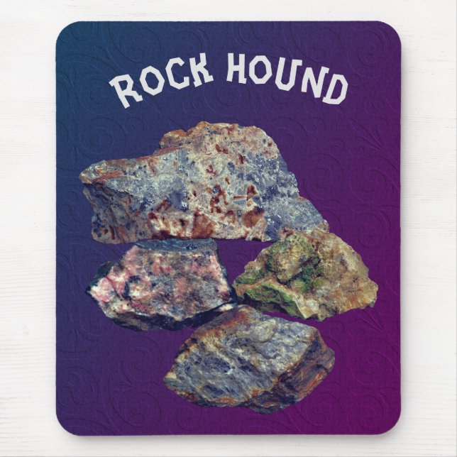 Rock Hound Collectors  Mouse Pad (Front)