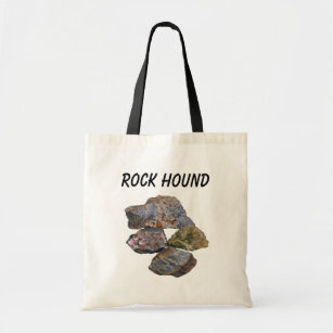 Rock Hound Mineral Collectors Tote Bag