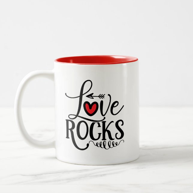 Rock Hound Two-Tone Coffee Mug (Left)