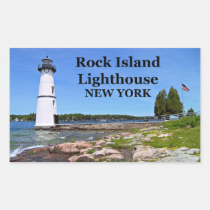 Rock Island Lighthouse, New York Stickers