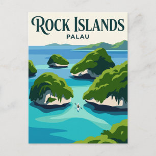 Rock Islands Palau Postcard