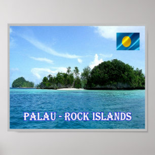 Rock Islands - Palau - Poster