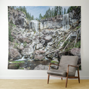 Rock Land Waterfall // Natural Beauty Tapestry