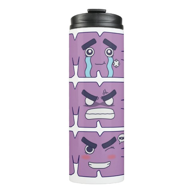 Rock Lee! Faces Tumbler (Front)