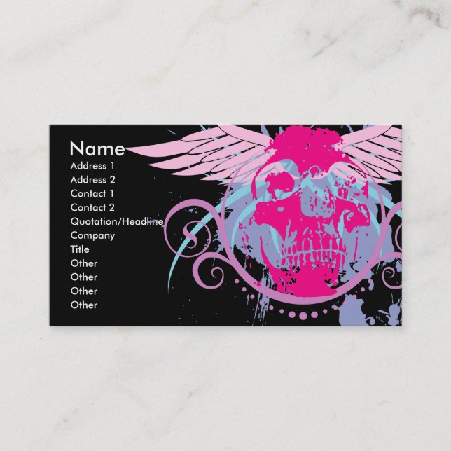 Rock=Life 'Trendskull' Profile Card (Front)