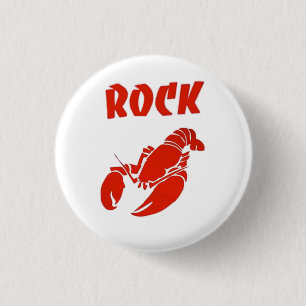 Rock Lobster 1 Inch Round Button