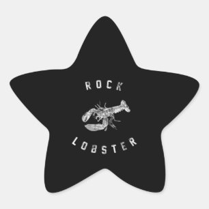 Rock Lobster Cool Crawfish Boil Gift Star Sticker