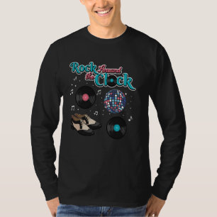 Rock Lover 50's Poodle Disco Hip Hop 1950's Dance T-Shirt
