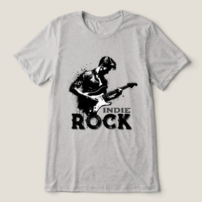 Rock Man Tri-Blend Shirt (Design Front)