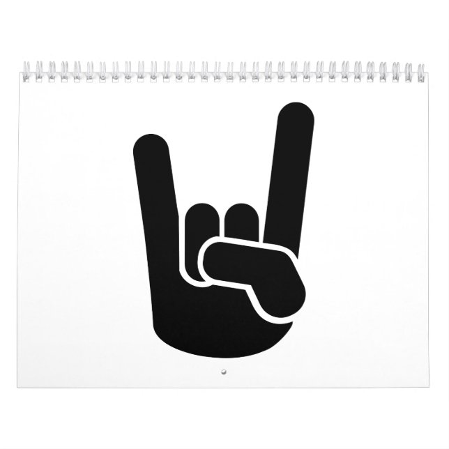 Rock Metal Hand Calendar (Cover)