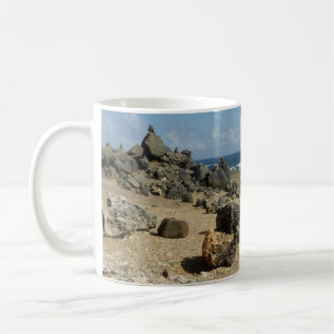 Rock Monuments on Aruban Coast Coffee Mug