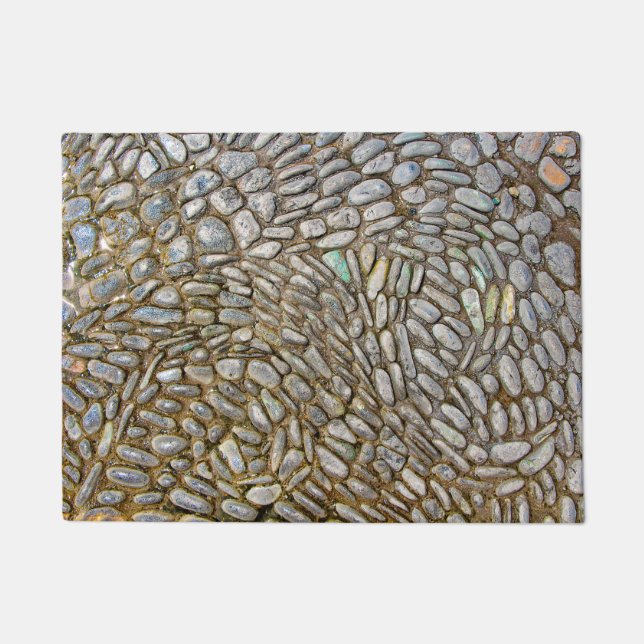 Rock Mosaic Door Mat (Front)