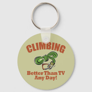 Rock, Mountain Climbing Keychain
