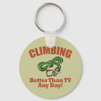 Rock, Mountain Climbing Keychain