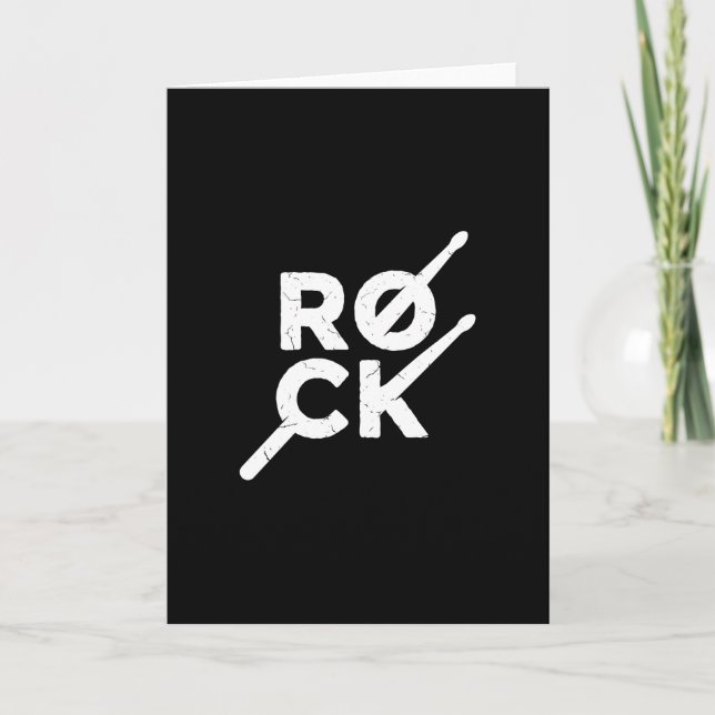 Rock Music Card (Front)