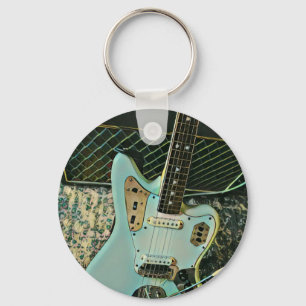 rock music gift for him her keychain