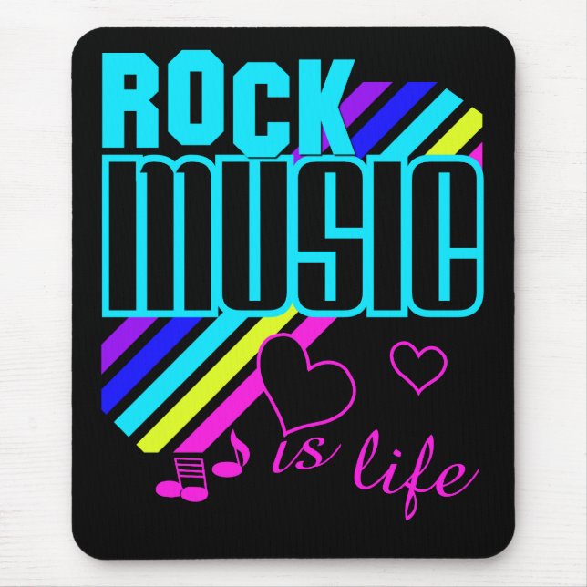Rock Music mousepad (Front)