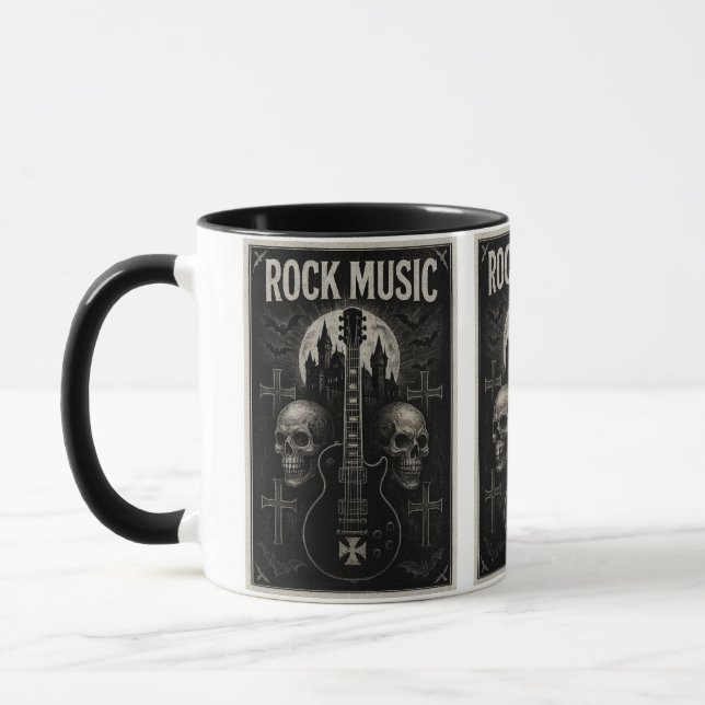 Rock Music Mug (Left)