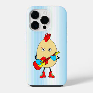 Rock Musician Egghead iPhone 14 Pro Case