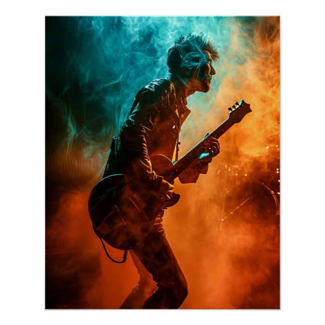 Rock Musician Poster (Front)