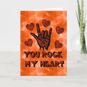 Rock My Heart Holiday Card