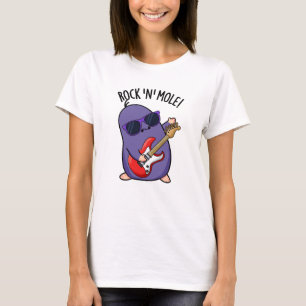 Rock N Mole Funny Animal Pun  T-Shirt