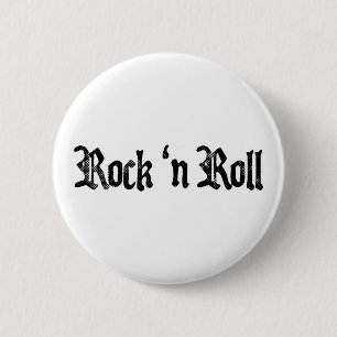 rock n roll 2 inch round button