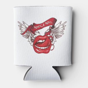 Rock n Roll Angel Lips Can Cooler