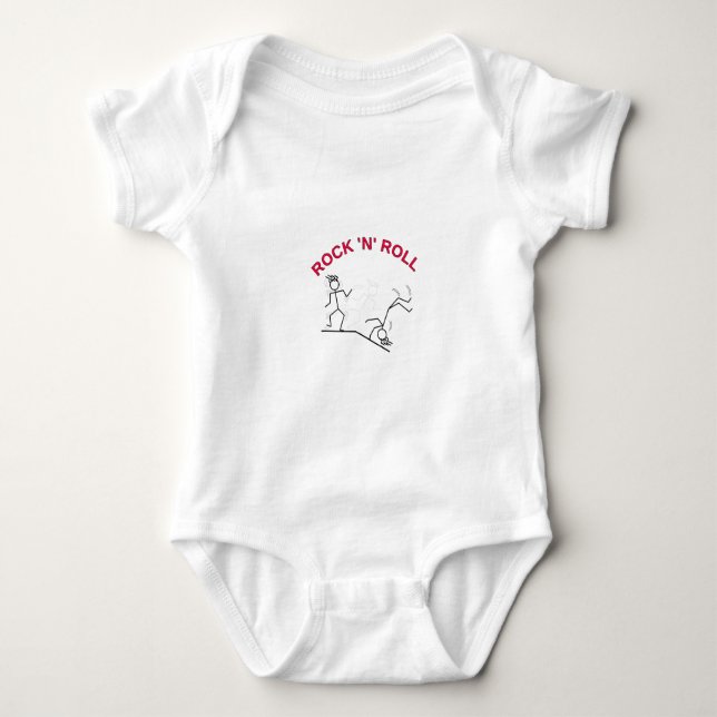 Rock 'N' Roll Baby Bodysuit (Front)