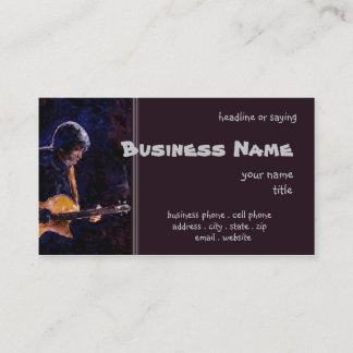 Rock n Roll Business Card