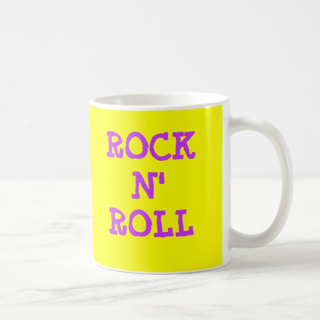 ROCK N' ROLL COFFEE MUG (Right)
