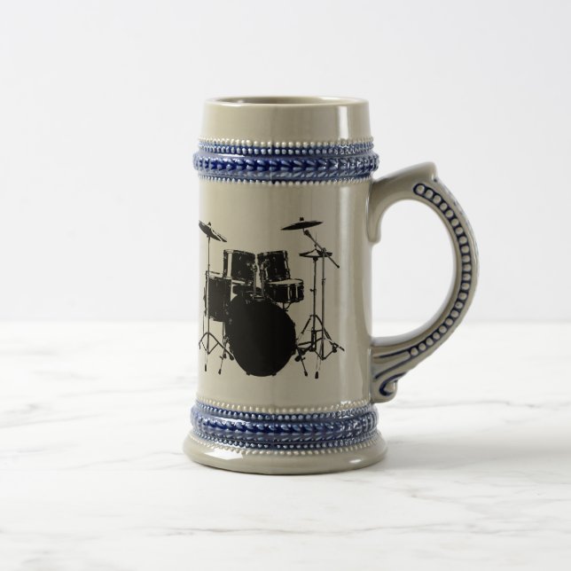ROCK N ROLL DRUMS BEER STEIN (Right)