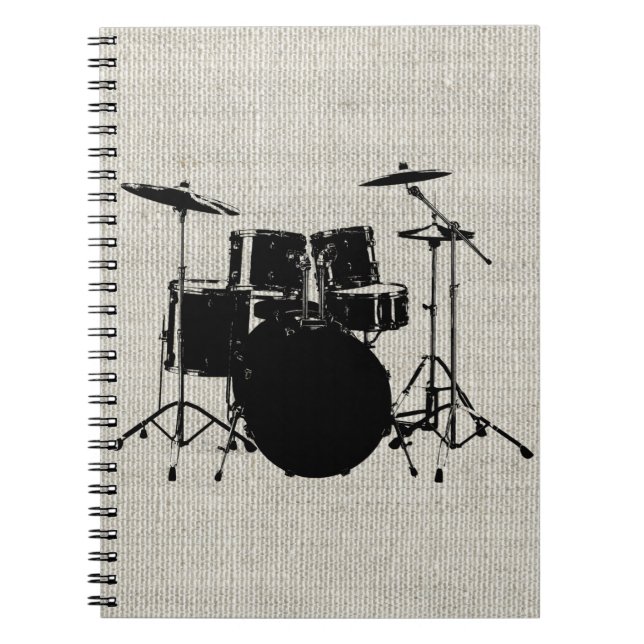 Rock n Roll Drums Notebook (Front)