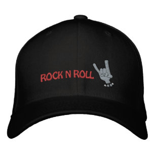 ROCK N ROLL Embroidered Hat