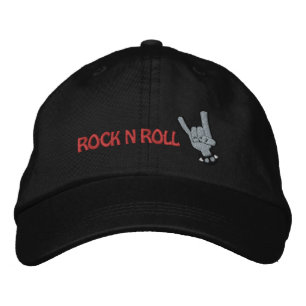 ROCK N ROLL Embroidered Hat